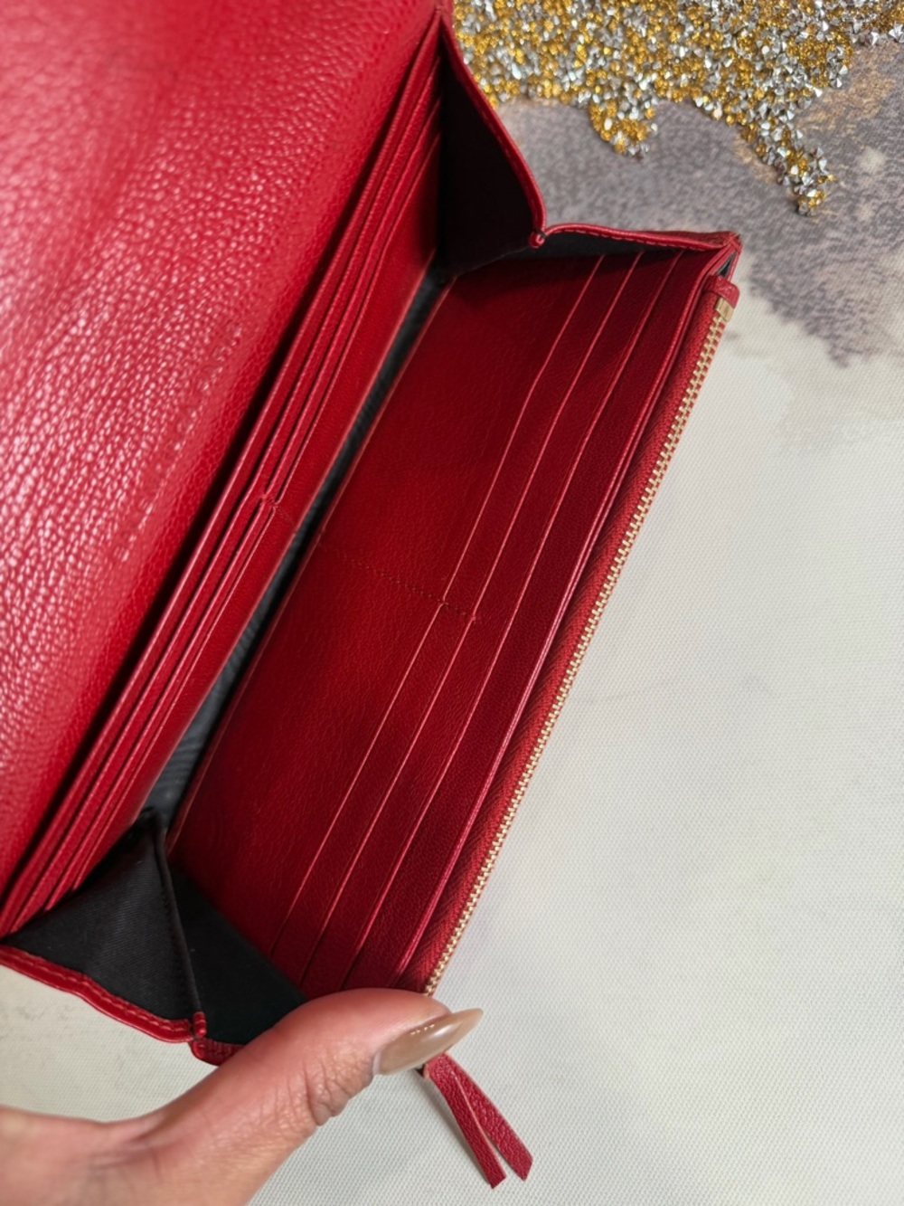 BALENCIAGA Purse Red Women Authentic secondhand - Picture 9 of 16